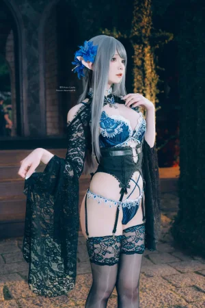 霜月shimo《Original Dark Elf》写真图集 16P｜在线预览与图包下载