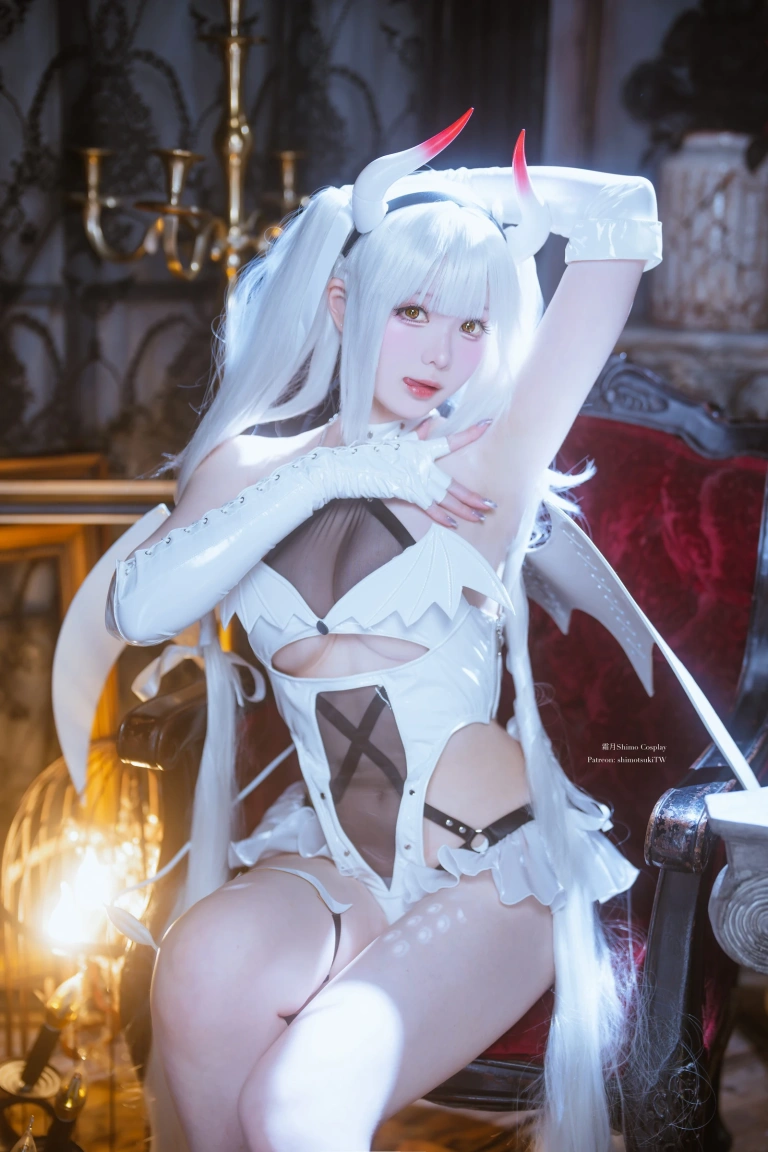 霜月shimo《Blanc Demon》写真图集 21P｜在线预览与图包下载