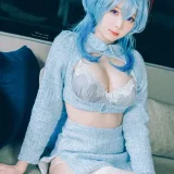 霜月shimo《Ganyu lingerie》写真图集 15P｜在线预览与图包下载