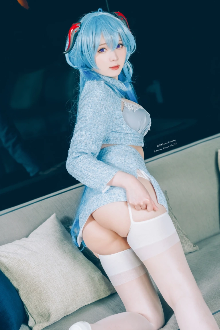 霜月shimo《Ganyu lingerie》写真图集 15P｜在线预览与图包下载