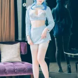 霜月shimo《Ganyu lingerie》写真图集 15P｜在线预览与图包下载