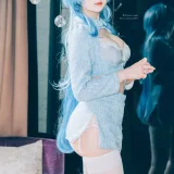 霜月shimo《Ganyu lingerie》写真图集 15P｜在线预览与图包下载