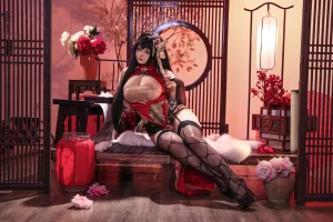 soso嗖嗖《双人柴郡大凤》写真图集 38P｜在线预览与图包下载