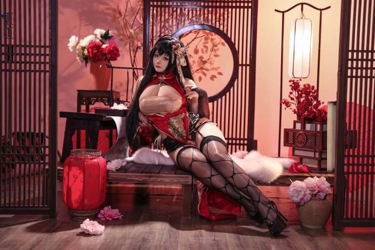 soso嗖嗖《双人柴郡大凤》写真图集 38P｜在线预览与图包下载