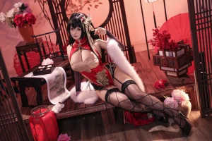 soso嗖嗖《双人柴郡大凤》写真图集 38P｜在线预览与图包下载