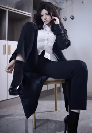 疯猫ss《少女衣橱 西装裤》写真图集 41P｜在线预览与图包下载