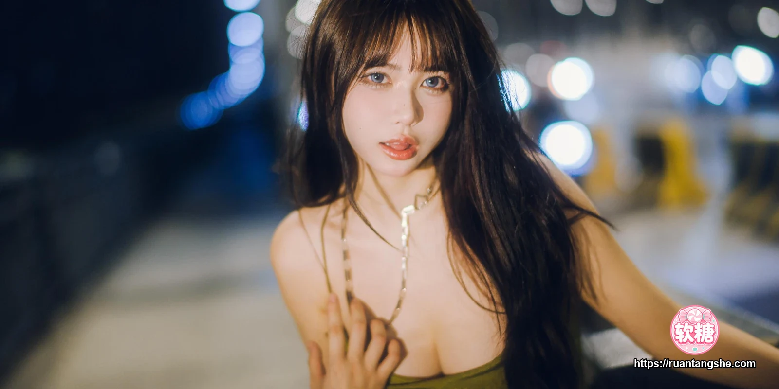 Tina很妖孽呀 Tina很妖孽呀 NO.004 - 绿色连衣裙