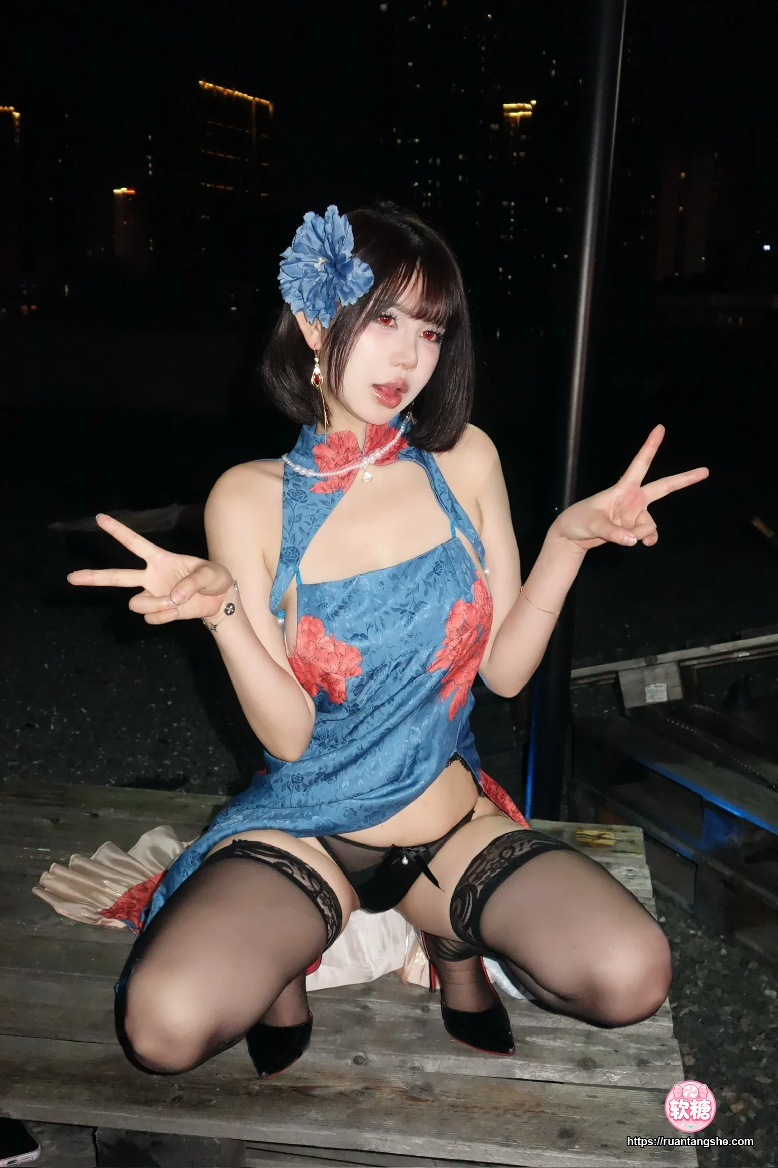 Tina很妖孽呀 Tina很妖孽呀 NO.036 - 碧蓝航线 建武旗袍