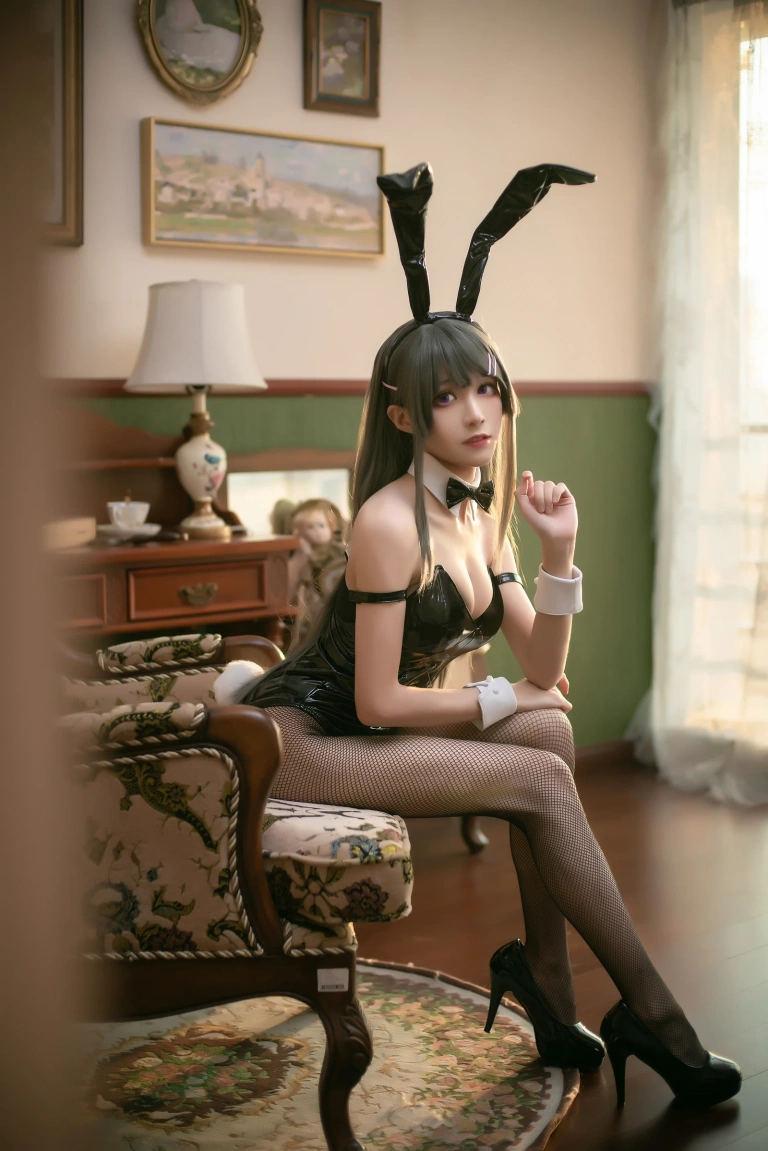 Tomoyo酱《麻衣兔女郎》写真图集 22P｜在线预览与图包下载