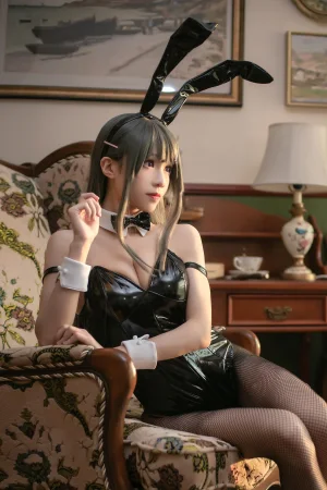 Tomoyo酱《麻衣兔女郎》写真图集 22P｜在线预览与图包下载