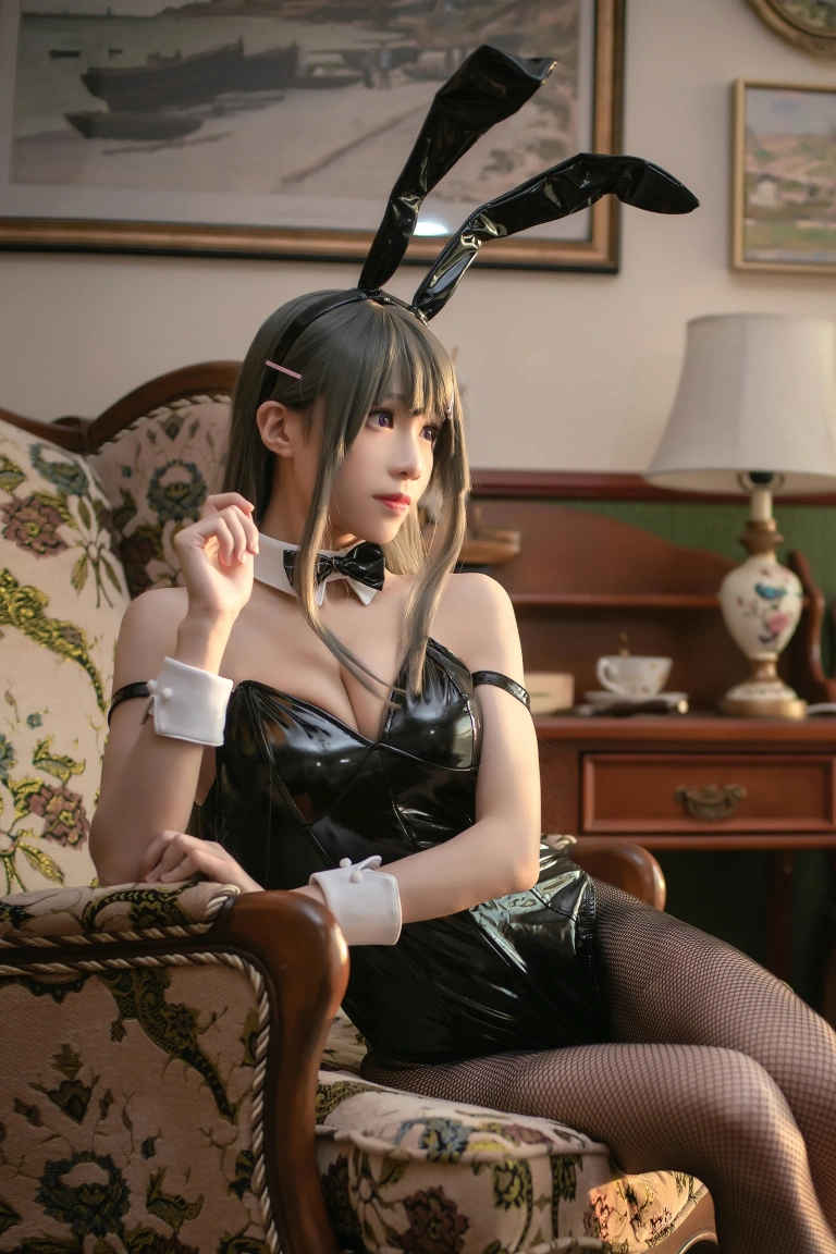 Tomoyo酱《麻衣兔女郎》写真图集 22P｜在线预览与图包下载