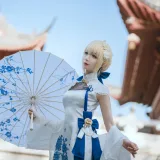 封疆疆v《saber 旗袍》写真图集 34P｜在线预览与图包下载