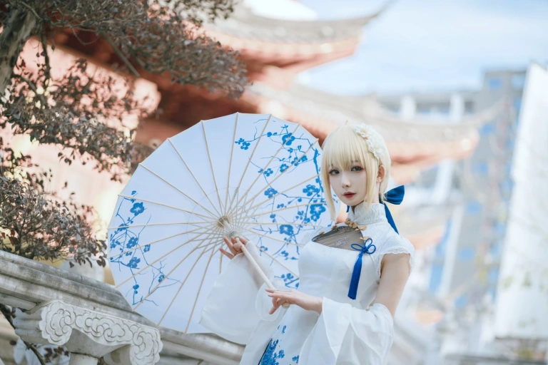 封疆疆v《saber 旗袍》写真图集 34P｜在线预览与图包下载