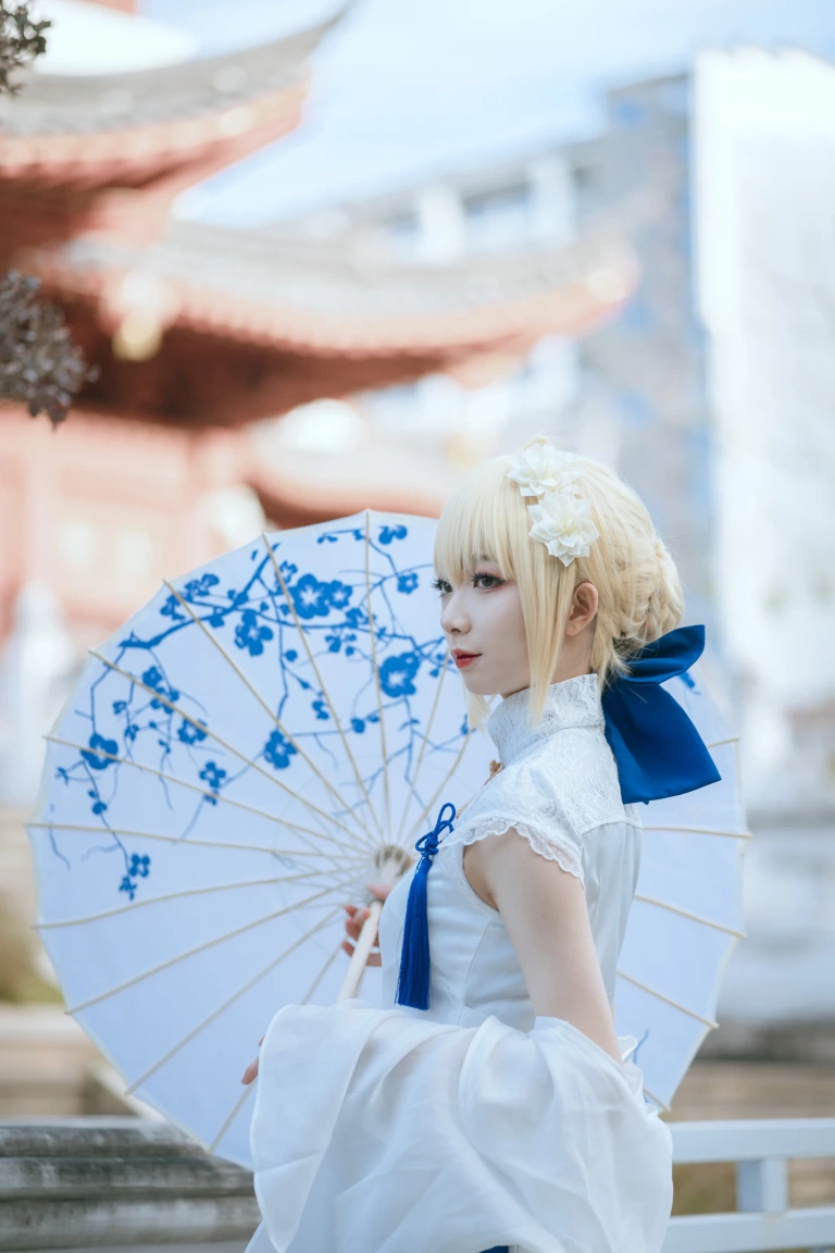 封疆疆v《saber 旗袍》写真图集 34P｜在线预览与图包下载