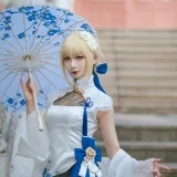封疆疆v《saber 旗袍》写真图集 34P｜在线预览与图包下载
