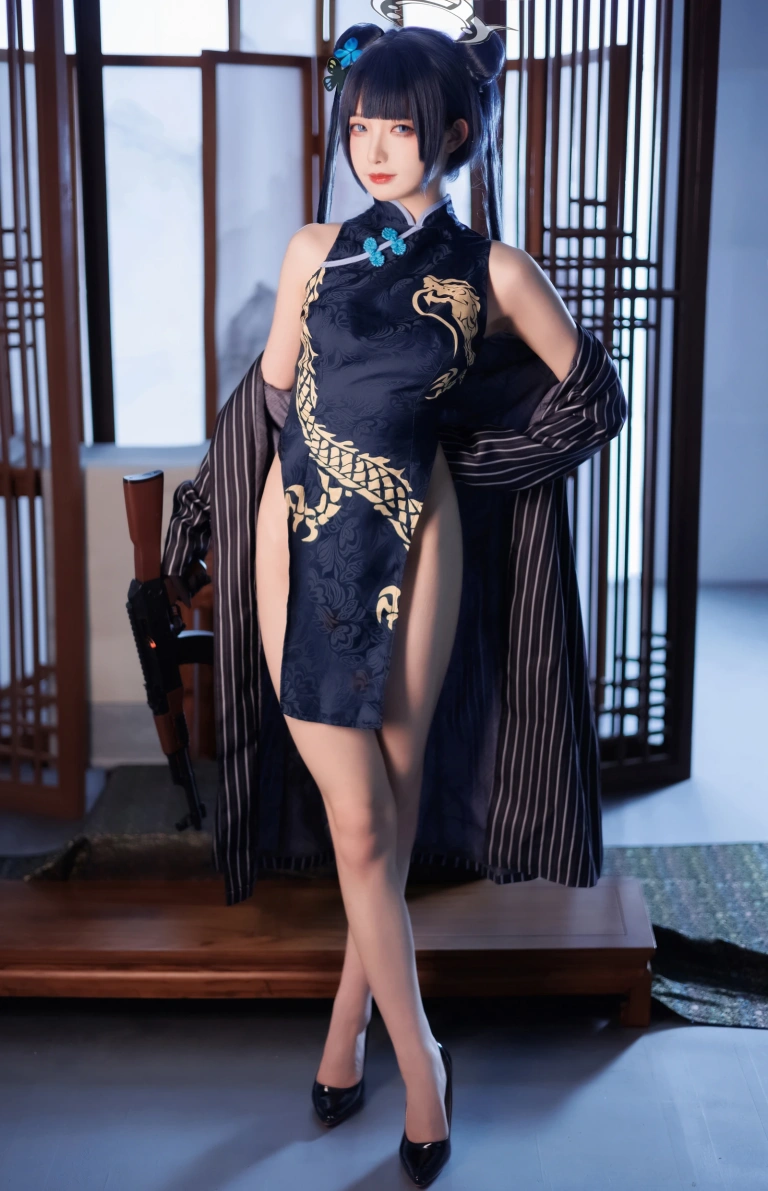 封疆疆v《碧蓝档案 妃咲》写真图集 34P｜在线预览与图包下载