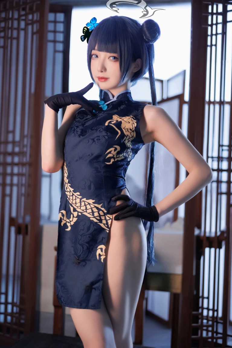 封疆疆v《碧蓝档案 妃咲》写真图集 34P｜在线预览与图包下载