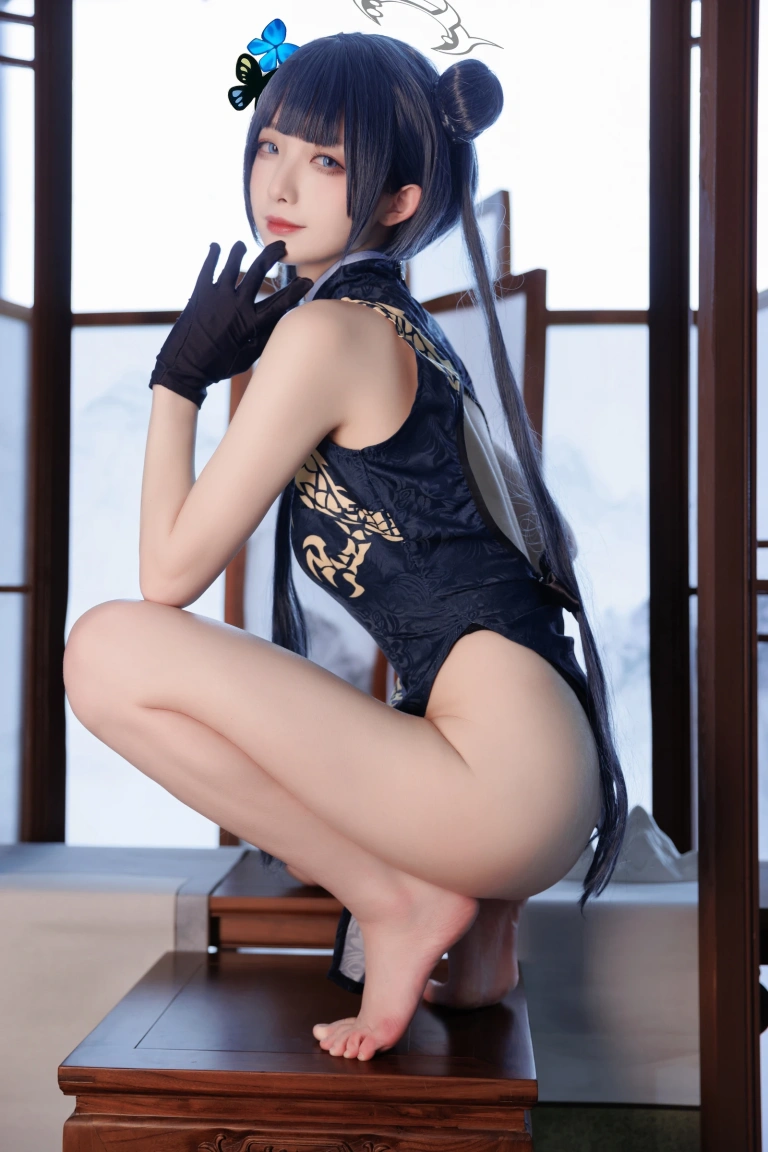 封疆疆v《碧蓝档案 妃咲》写真图集 34P｜在线预览与图包下载