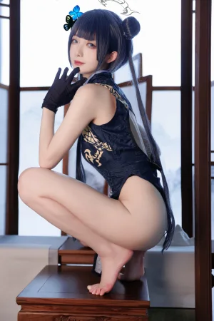 封疆疆v《碧蓝档案 妃咲》写真图集 34P｜在线预览与图包下载