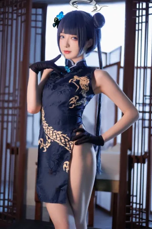 封疆疆v《碧蓝档案 妃咲》写真图集 34P｜在线预览与图包下载