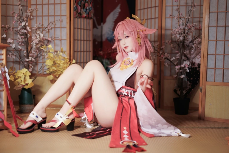 封疆疆v《八重神子公式ver》写真图集 40P｜在线预览与图包下载