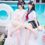 封疆疆v《能代x酒匂泳装（&祖木子）》写真图集 43P｜在线预览与图包下载