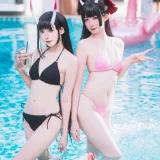 封疆疆v《能代x酒匂泳装（&祖木子）》写真图集 43P｜在线预览与图包下载