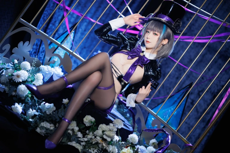 封疆疆v《柴郡魔术师》写真图集 50P｜在线预览与图包下载