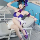 封疆疆v《柴郡泳装》写真图集 36P｜在线预览与图包下载