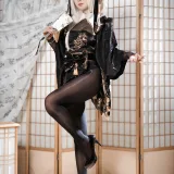 封疆疆v《NIKKE 白兔布兰儿 和服》写真图集 40P｜在线预览与图包下载