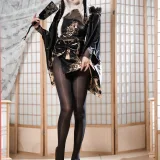 封疆疆v《NIKKE 白兔布兰儿 和服》写真图集 40P｜在线预览与图包下载