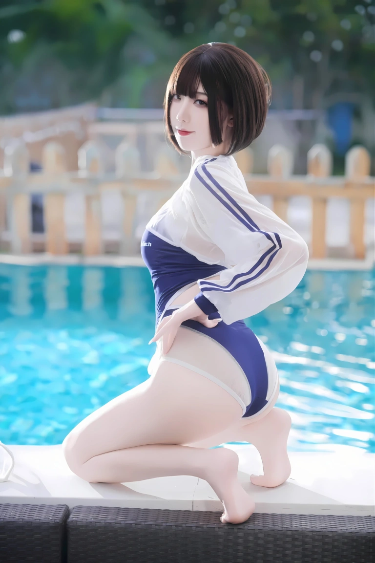 封疆疆v《小海月 竞泳》写真图集 33P｜在线预览与图包下载
