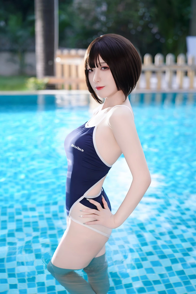 封疆疆v《小海月 竞泳》写真图集 33P｜在线预览与图包下载