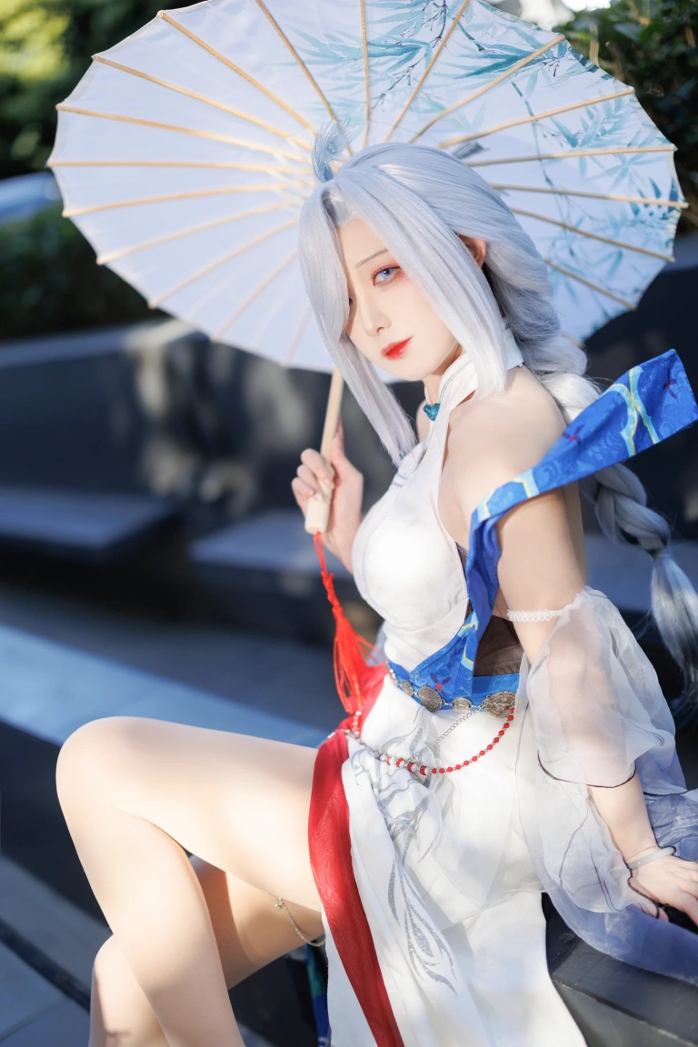 封疆疆v《申鹤神女场照》写真图集 12P｜在线预览与图包下载