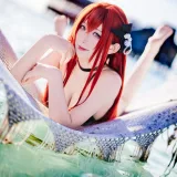 封疆疆v《碧蓝航线 君主泳装》写真图集 22P｜在线预览与图包下载