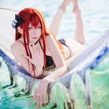 封疆疆v《碧蓝航线 君主泳装》写真图集 22P｜在线预览与图包下载