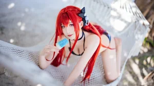 封疆疆v《碧蓝航线 君主泳装》写真图集 22P｜在线预览与图包下载