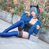 封疆疆v《碧蓝航线 柴郡常服》写真图集 27P｜在线预览与图包下载