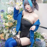 封疆疆v《碧蓝航线 柴郡常服》写真图集 27P｜在线预览与图包下载