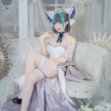 封疆疆v《碧蓝航线 柴郡誓约礼服》写真图集 18P｜在线预览与图包下载