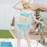 封疆疆v《FGO Saber泳装》写真图集 49P｜在线预览与图包下载