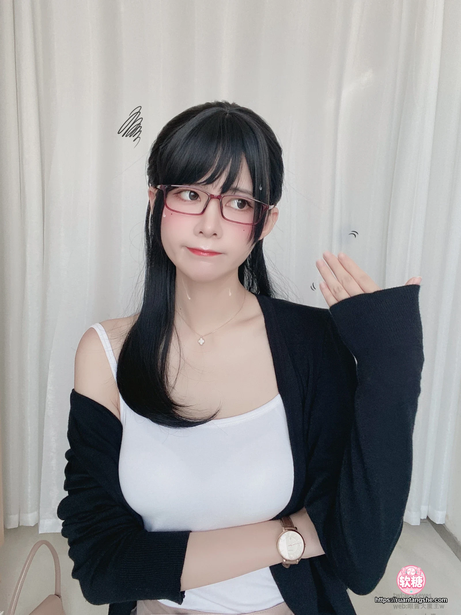 眼酱大魔王w 眼酱大魔王w NO.001 - 想喝可乐的OL