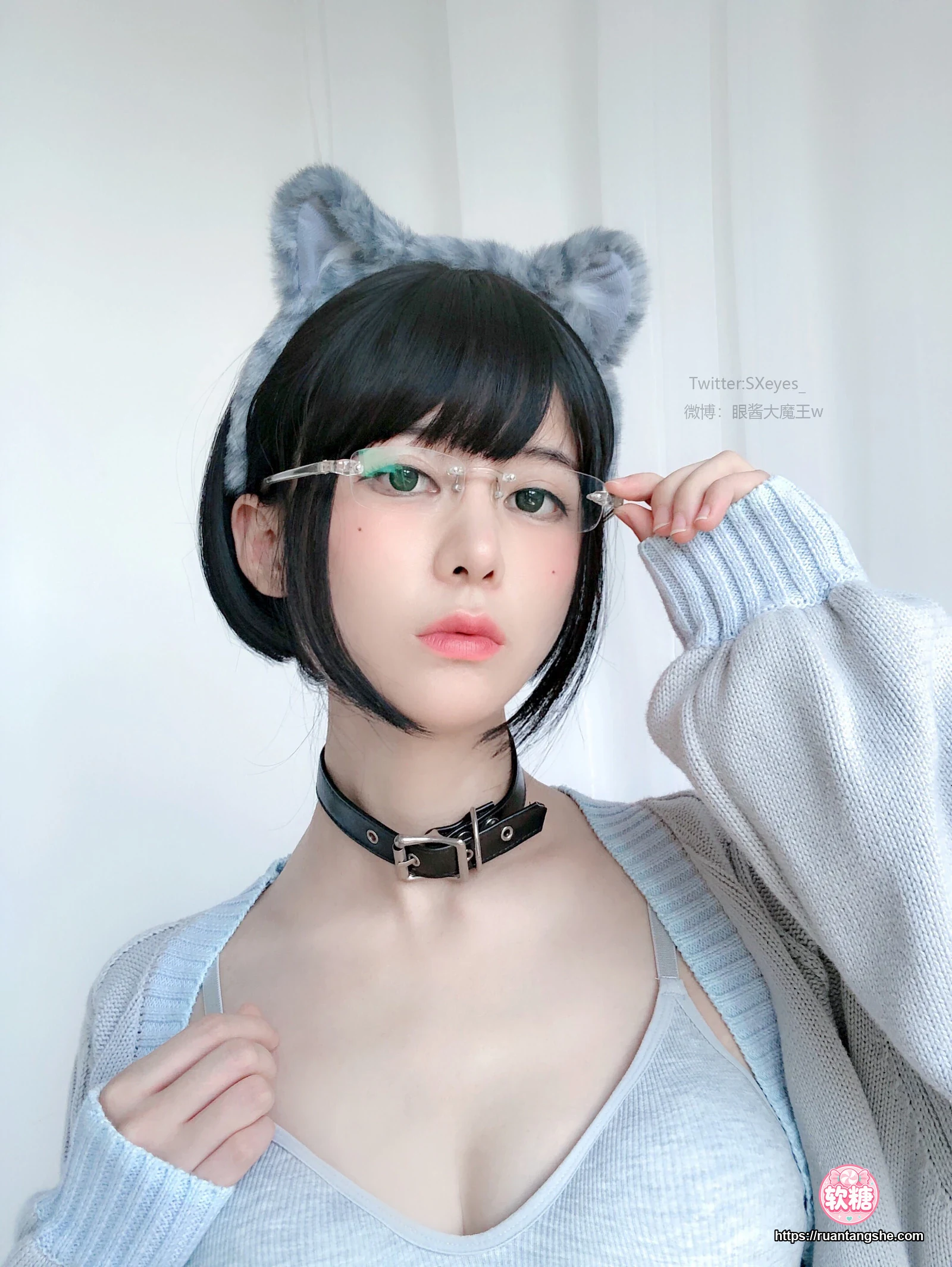 眼酱大魔王w 眼酱大魔王w NO.014 - 黑丝ol 猫耳