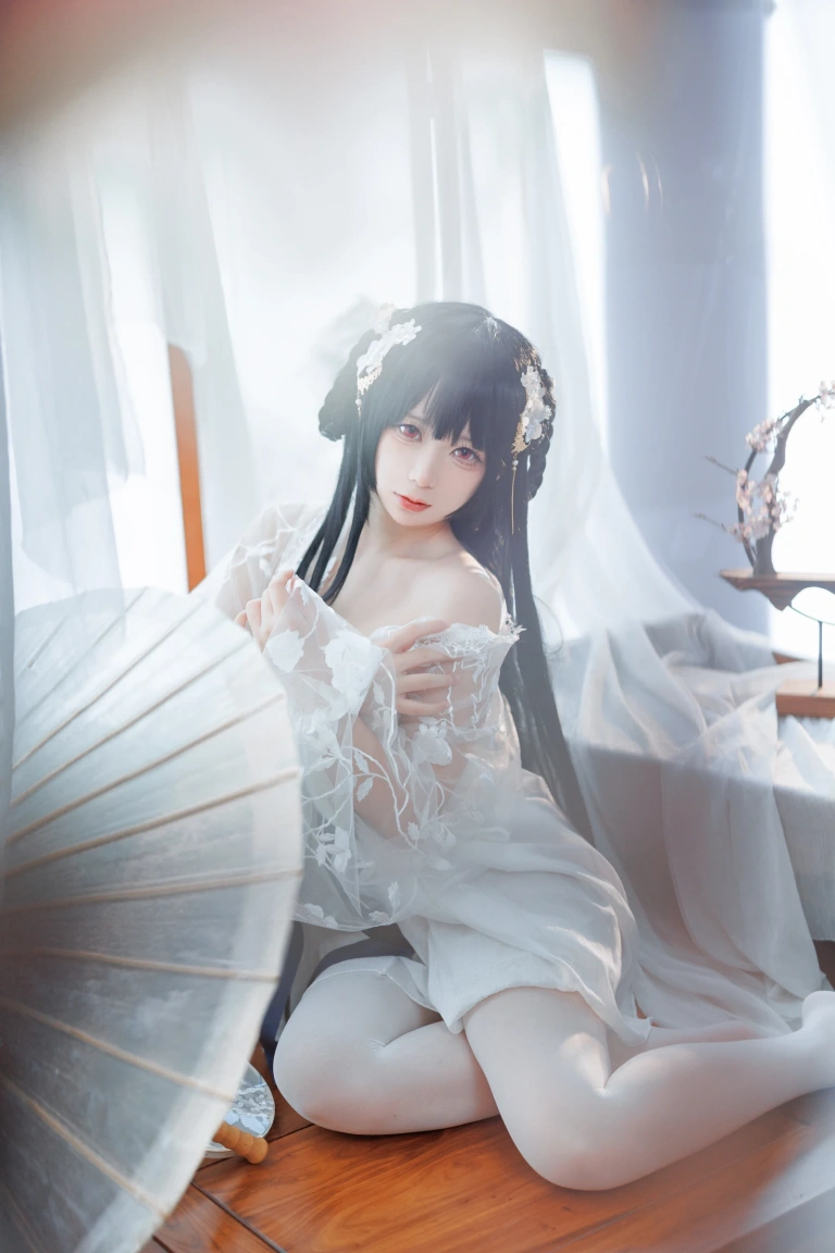 樱落酱w《逸仙 膏发凝脂》写真图集 31P｜在线预览与图包下载