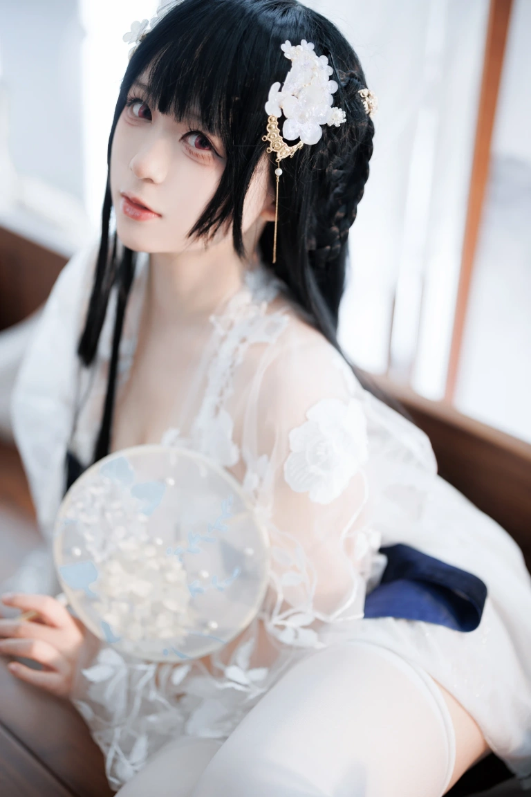 樱落酱w《逸仙 膏发凝脂》写真图集 31P｜在线预览与图包下载