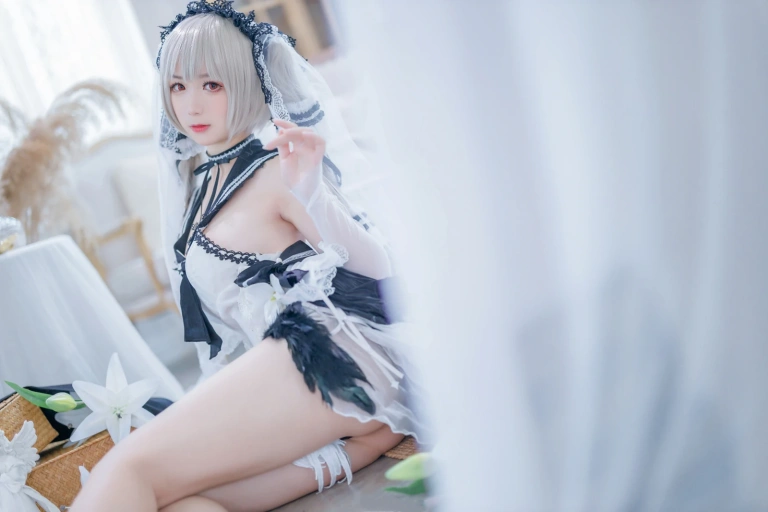 樱落酱w《碧蓝航线 可畏礼服》写真图集 20P｜在线预览与图包下载