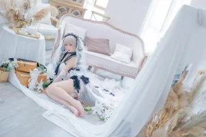 樱落酱w《碧蓝航线 可畏礼服》写真图集 20P｜在线预览与图包下载