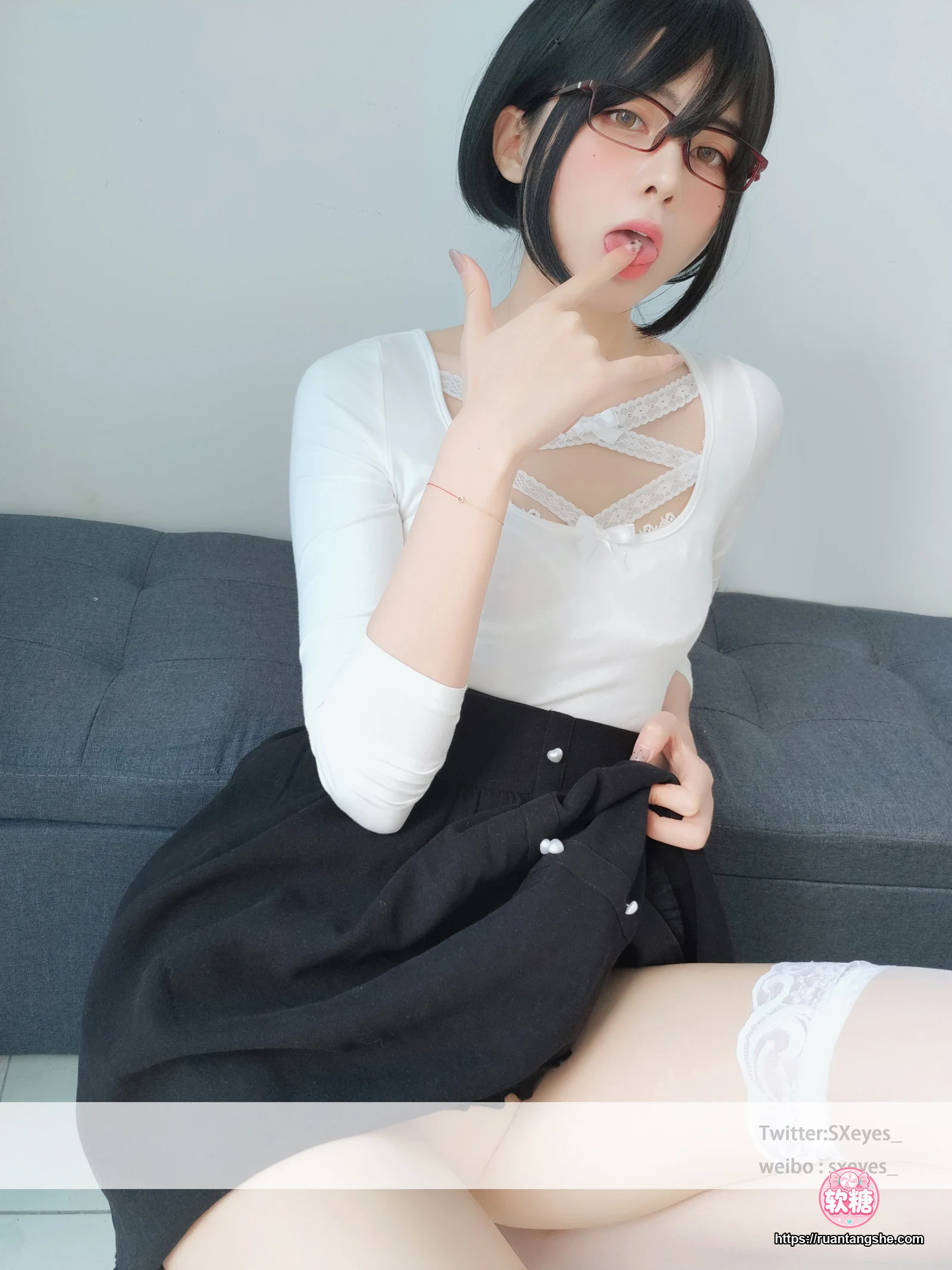 眼酱大魔王w 眼酱大魔王w NO.059 - VOL.13 白蕾丝真空