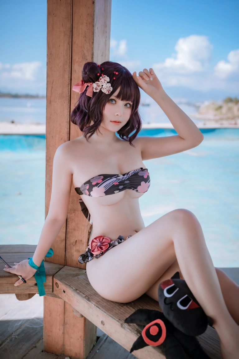 w百合欧皇子w《沙滩》写真图集 21P｜在线预览与图包下载