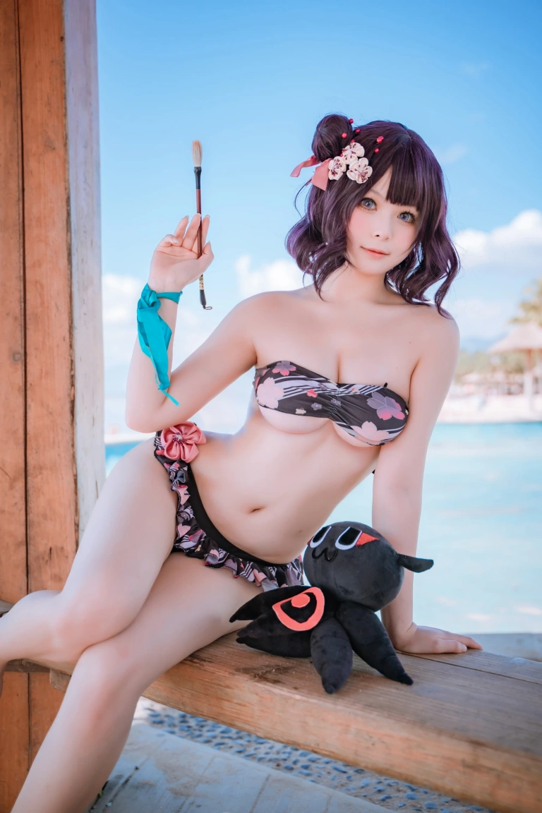 w百合欧皇子w《沙滩》写真图集 21P｜在线预览与图包下载